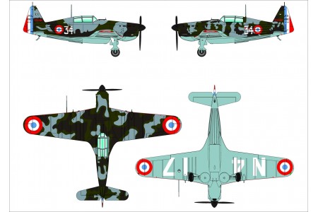 Morane-Saulnier MS.406C.1 ( "Battle of France")