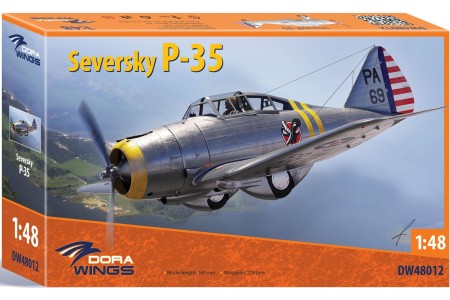 Seversky P-35  - 1/48 scale model construction kit
