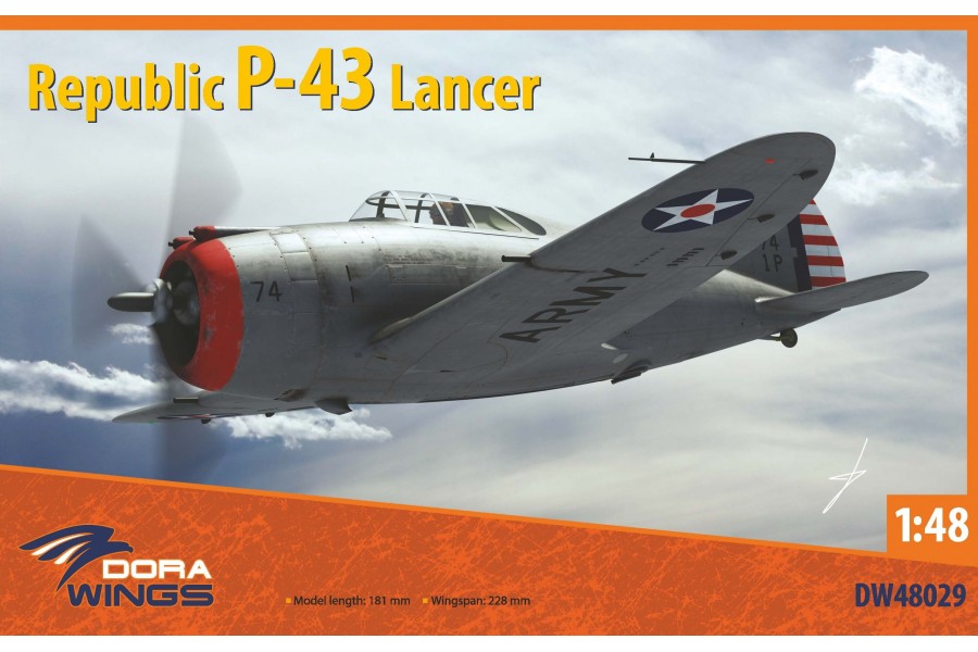Republic P-43 Lancer - 1/48 scale model construction kit