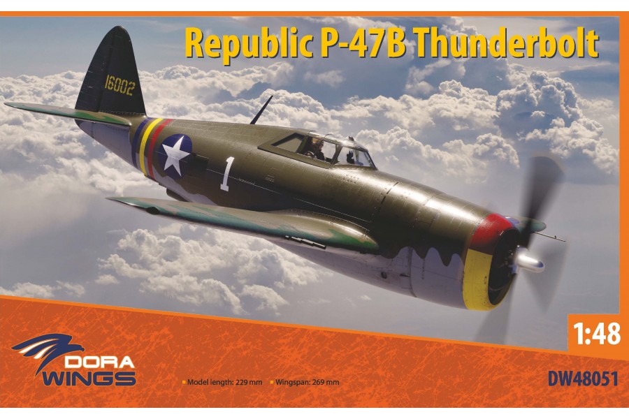 Republic P-47B Thunderbolt - 1/48 scale model construction kit