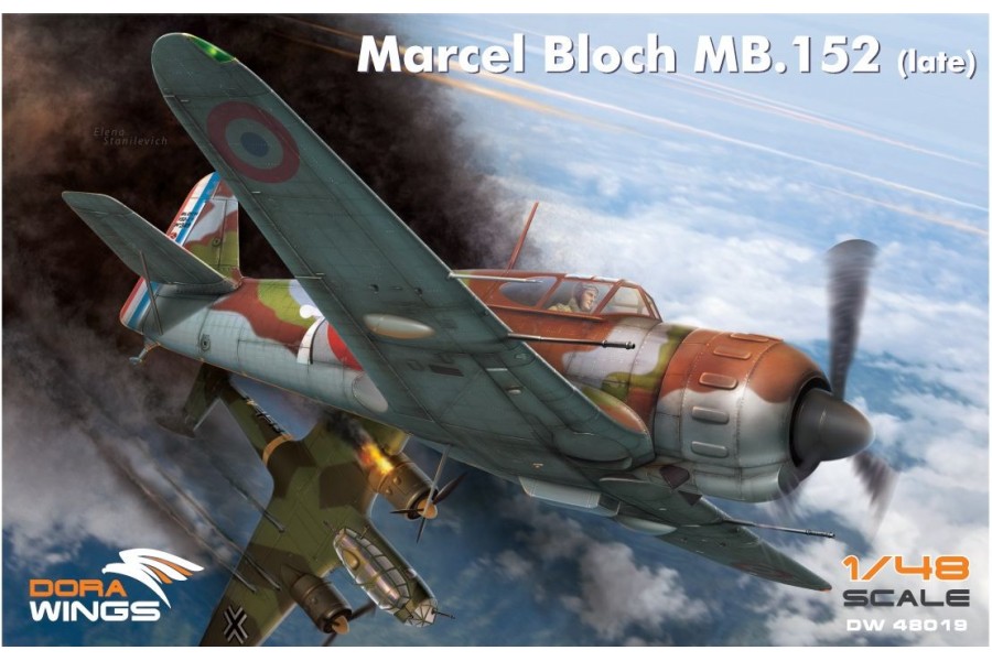 Marcel-Bloch M.B.152 - 1/48 scale model construction kit
