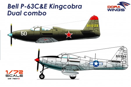 Bell P-63C&E Kingcobra Dual combo