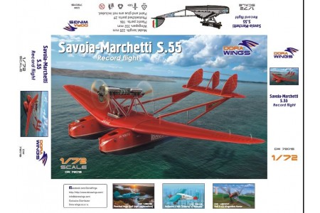 Savoia-Marchetti S.55 - 1/72 scale model construction kit